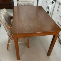 میز چوبی ناهارخوری ۴ نفره بدون صندلی|میز و صندلی غذاخوری|تهران, جنت‌آباد شمالی|دیوار