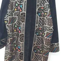 مانتو کتی مخمل سوزندوزی