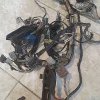 سیم کشی فابریک پشت داشبورد پژو ۲۰۰۰|قطعات یدکی و لوازم جانبی|قنوات, |دیوار