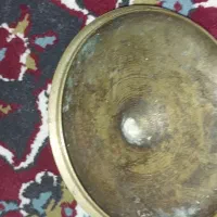 سرقندان قدیمی دارای خطاطی طرح  سینی مسی شاه عباس|کلکسیون اشیاء عتیقه|فسا, |دیوار