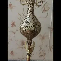 ست ساعت و شمعدان برنز اصل و گلدان ملاعکه|صنایع دستی و سایر لوازم تزئینی|شیراز, عادل آباد|دیوار