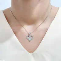 گردنبند نقره ماه و فرشته نقره بدون اجرت۰۱۸۴رضازاده|بدلیجات|تبریز, |دیوار