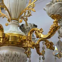 لوستر جدید نوع اصل با ضمانت قیمت 9/900|لوستر و چراغ آویز|خوی, |دیوار