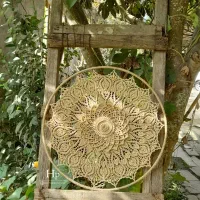 دیوارکوب قلاب بافی|صنایع دستی و سایر لوازم تزئینی|رودسر, |دیوار