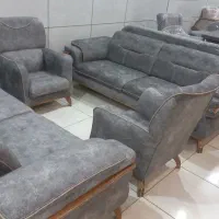 مبل ۸ نفره لورنت ۱۴۰۴ با ۵ سال ضمانت اقساط|مبلمان خانگی و میز عسلی|همدان, |دیوار