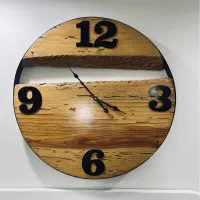 ساعت چوبی دیواری
