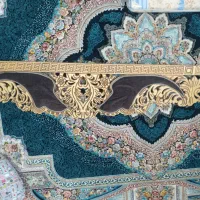کتیبه پرده سلطنتی  باروکش پارچه مخمل نو