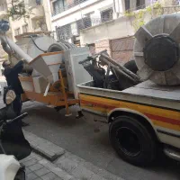 حمل خودرو و دستگاه فوم بتن .