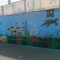 دیوارنویسی،دیوار نویسی،زیباسازی مدارس،طراحی،نقاشی|خدمات پیشه و مهارت|کرج, شهرک امام رضا (ع)|دیوار