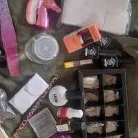 وسایل کاشت ناخن کامل نو و تمیز|آرایشی، بهداشتی، درمانی|اردبیل, |دیوار