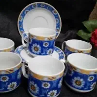 ست فنجان و نلبکی گل بابونه