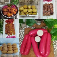 فلافل/ناگت/سوسیس/کباب مرغ/کباب گوشت