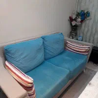 مبل هشت نفره به همراه میز جلو مبلی|مبلمان خانگی و میز عسلی|تهران, وحیدیه|دیوار