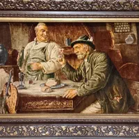 تابلو فرش دستباف چله ابریشم میخانه بافت  تبریز