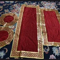 رومیزی قرمز خوشرنگ|پرده، رانر، رومیزی|یاسوج, |دیوار