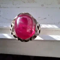 انگشتر نقره سنگ یاقوت|جواهرات|اسلام‌شهر, شهرک قائمیه|دیوار