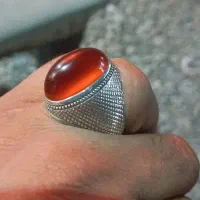 انگشتر عقیق کهنه