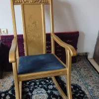 صندلی آرامش ریلکسی ساعت ایستاده طلایی