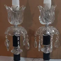 یک جفت چراغ رومیزی.