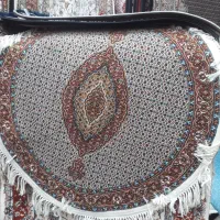 فرش ماهی کرم ۷۰۰شانه تراکم۳۰۰۰دایره۱×۱ سایز|فرش|تبریز, |دیوار