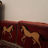 یک جفت پشتی دستبافت|پشتی|شیراز, داریون|دیوار