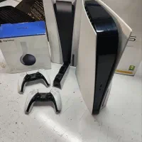 پلی استیشن ۵ اورجینال و پایه شارژر و هدست و ۲ دسته|کنسول، بازی ویدئویی و آنلاین|فردیس, سرحد آباد|دیوار