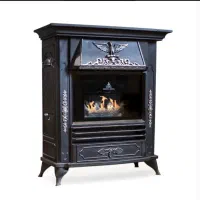 بخاری طرح شومینه تمام چدن نشکن