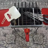 کباب پز دوگانه سوز هم گازی هم زغالی.مارک مه پویا