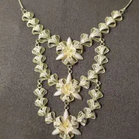 گردنبند سه طبقه طرح پنج شیر|جواهرات|چابهار, |دیوار