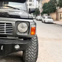 کیت سافاری پاترول دودر مشکی کامل با چراغ اماده