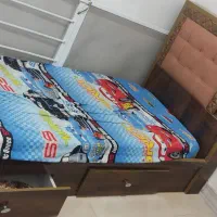 تخت خواب نوجوان ۲عدد|تخت و سرویس خواب|شاهرود, |دیوار