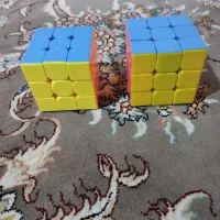 دو عدد مکعب روبیک