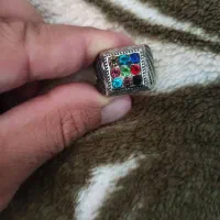 انگشتر استیل تمام سنگ های ریز عقیق|بدلیجات|مرند, |دیوار