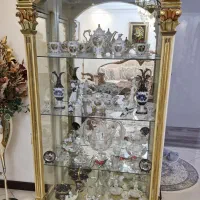 ویترین چوب گردو