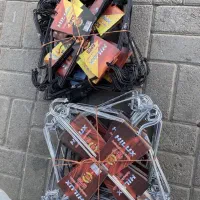 جا کتی مشکی و استیل جا لباسی