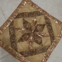 روتختی ساتن دو نفره همراه با رو بالشتی|سرویس روتختی|صومعهسرا, |دیوار