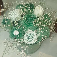 باکس گل شمع