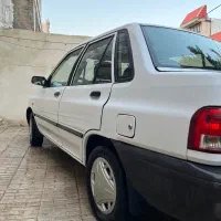 پراید مدل ۹۴ سفید فرمان هیدرولیک