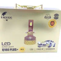 هدلایت q180 plus در حد نو پایه h7 با گارانتی