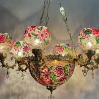 لوستر ویترای ۳ و ۶ شعله