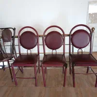 صندلی چوبی ،فلزی ،