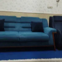 مبل راحتی هفت نفره|مبلمان خانگی و میز عسلی|قم, سید معصوم|دیوار