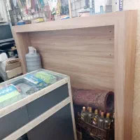 دکور ایستاده و ویترین ست ، دکور و میز پیشخوان mdf|فروشگاه و مغازه|کاشان, پشت شهربانی|دیوار
