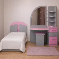 تخت خواب یکنفره و دراور