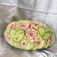 حکاکی هندوانه و کدو