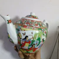 دو عدد قوری نقاشی|قوری، کتری، قهوه‌ساز دستی|کرمانشاه, |دیوار