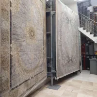 قالی ۹ متری شقایق خاکستری ۷۰۰ اکرولیک اصلی|فرش|مشهد, امیر|دیوار