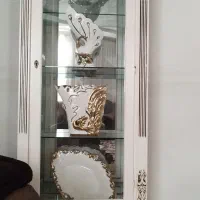 یک عددبوفه همراه بادکوریجات ازجنس سرامیک کارشده|بوفه، ویترین، کنسول|الوند, |دیوار