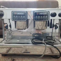 دستگاه قهوه ساز صنعتی دو گروپ و آسیاب اسپانیایی