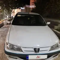 پژو پارس سفید مدل ۹۰ دوگانه سوز کارخانه بدون رنگ